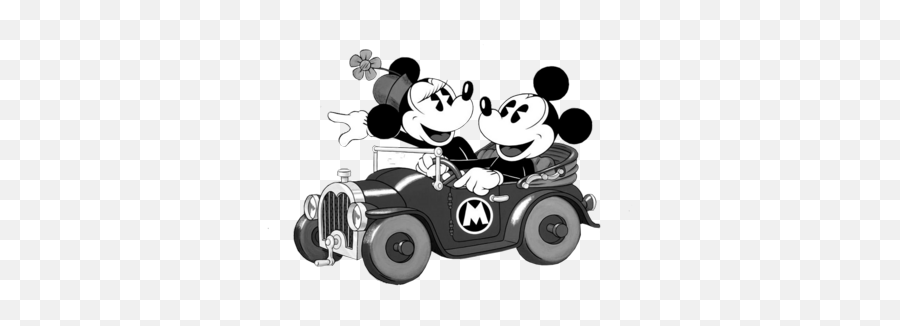 Classic Mickey And Minnie Psd Psd Free Download - Retro Cartoon Emoji,Free Downloadable Classic Cars Emojis