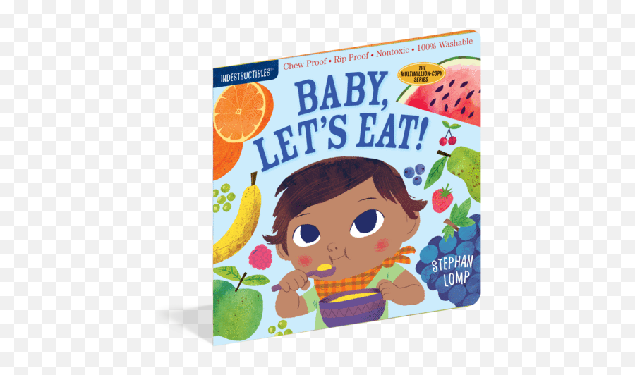 Books - Legacy Toys Indestructibles Baby Eat Emoji,Hockey Playing Banana Emoticon