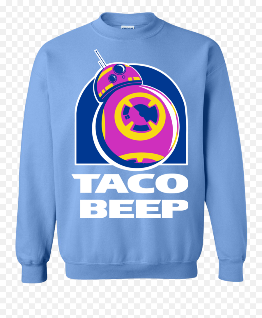 Taco Beep Crewneck Sweatshirt - Crew Neck Emoji,Beep Beep Emoticons