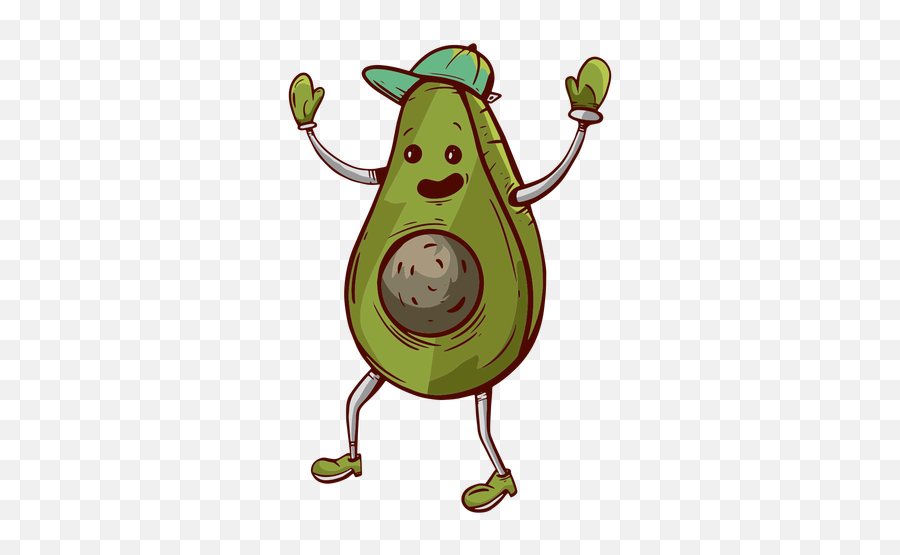 Cara Sonriente Con Fondo Transparente - Cartoon Guacamole Png Emoji,Emojis De Amigas