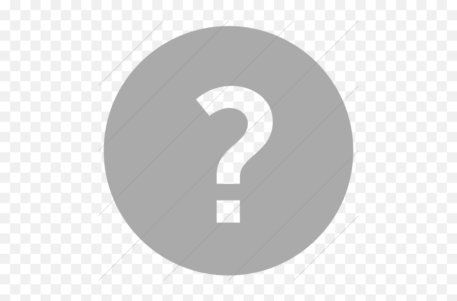 Iconsetc Simple Gray Raphael Question - Question Mark Black Circle Png Emoji,Black Question Mark Emoticons