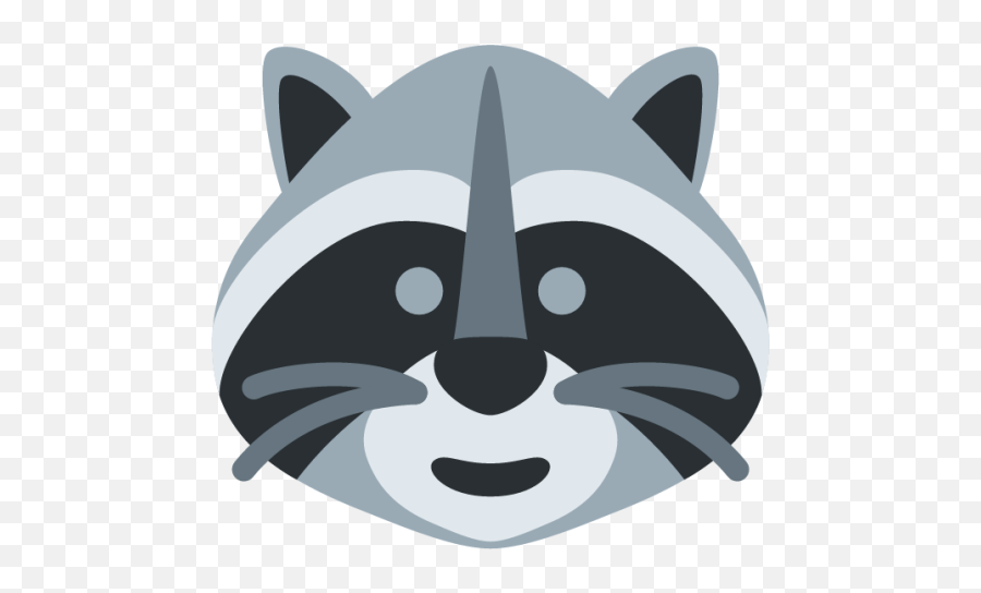 Emoji - Twitter Raccoon Emoji,Hand Emojis In Black And Whit
