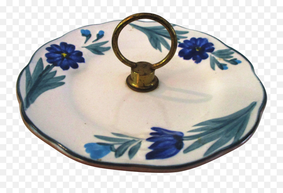 Mid - Century Stangl Pottery Dahlia Tidbit Dish Serving Platters Emoji,Emotion Petits Fours