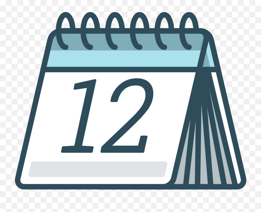 Calendar Icon Office Iconset Vexels - Pastel Blue Calendar Icon Emoji,Schedule Emoji Png