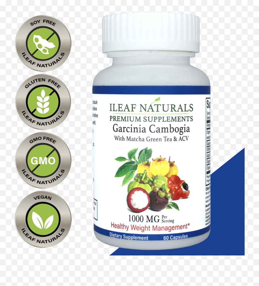 Ileaf Naturals Garcinia Cambogia With - Capsule Emoji,Emotion Classic With Green Tea Extract