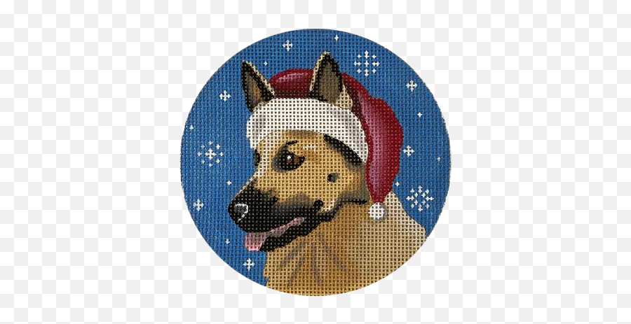 Christmas - Northern Breed Group Emoji,German Shepherd Emoticon