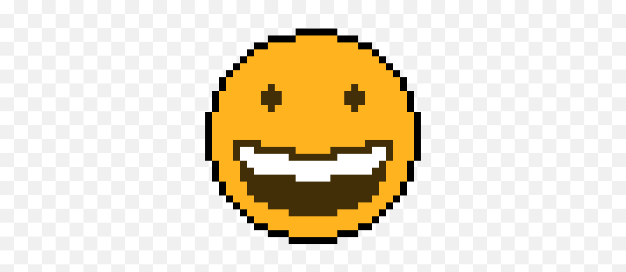 Grinning Face Emoji - Cute Ghost Pixel Art,Grinning Emoticon