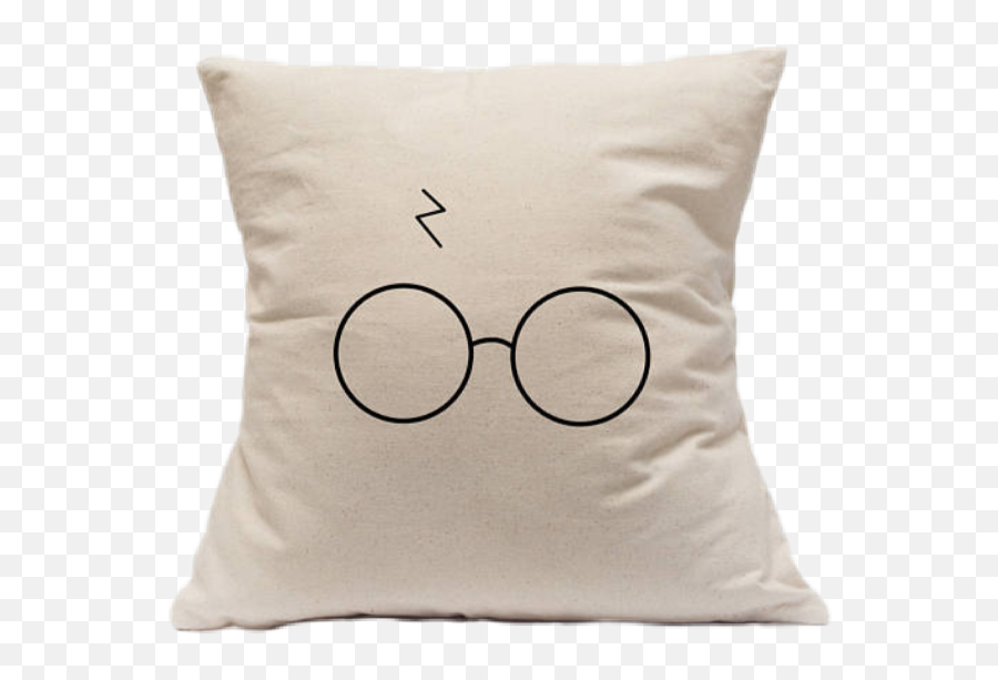 Pillow Potterhead Harry Potter Sticker By B E R T A - Decorative Emoji,Emoticon Pillow