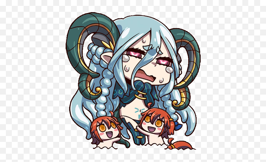 2018 Goa - Tiamat Fgo Chibi Emoji,Rin Tohsaka Emojis