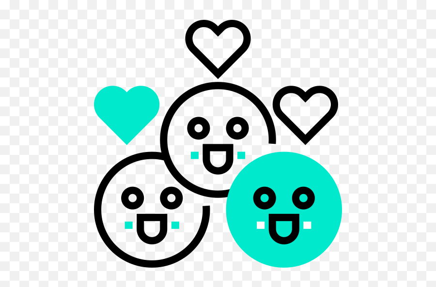 Love - Free Smileys Icons Happy Emoji,Teamwork Emoticons