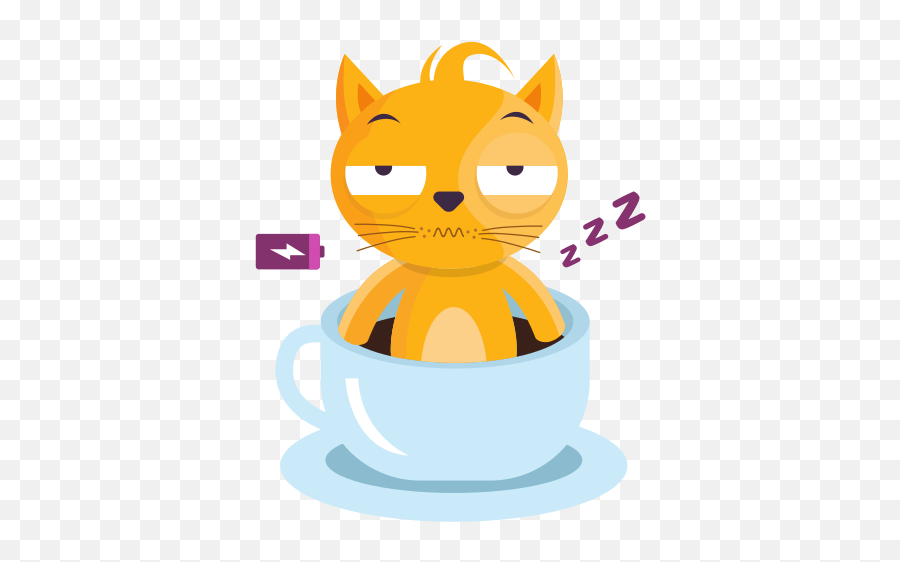 Tired Stickers - Sticker Emoji,:3 Emoticon Gato