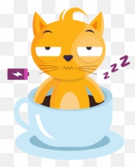 Tired Stickers - Sticker Emoji,:3 Emoticon Gato