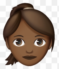 Emoji U2013 The Official Brand Woman With Plait Variation - Brunette Emoji,Curls Emoji