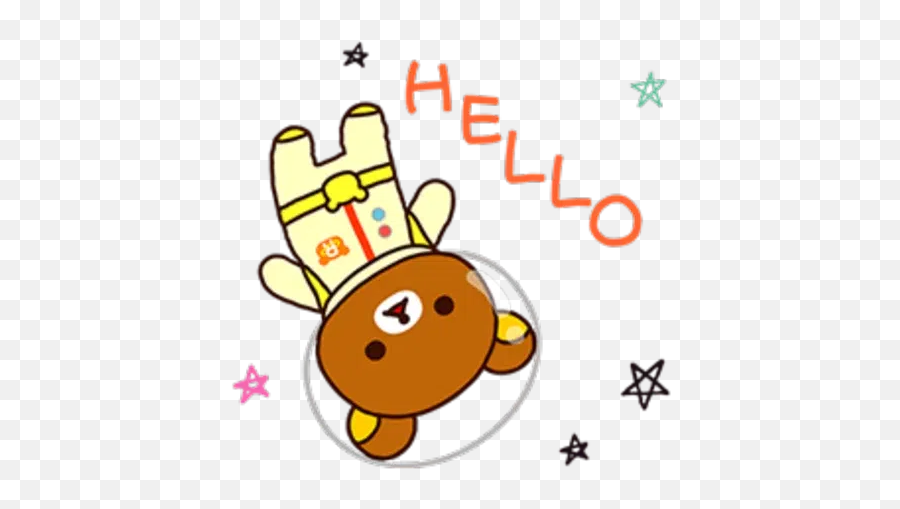 Rilakkuma Stickers Wechat Emoji,Hugging Emoticon Kakao