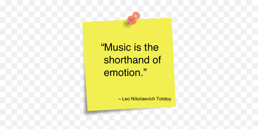Tolstoy - Ds Music Emoji,Quotes About Music And Emotion