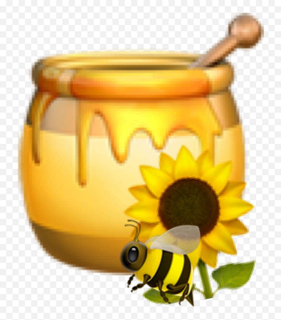 Honey Emoji Emojis Emojisticker Sticker - Serveware,Bee Emojis