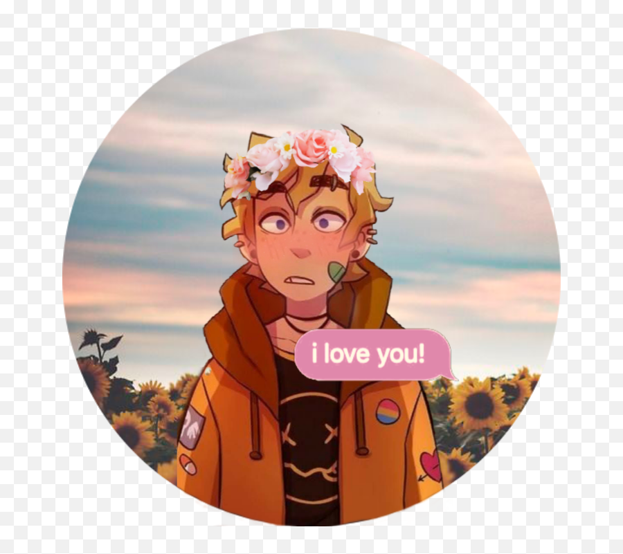 Kennymccormick Kennysouthpark Profilepic Sticker By V - Fictional Character Emoji,Blonde Boy Emoji