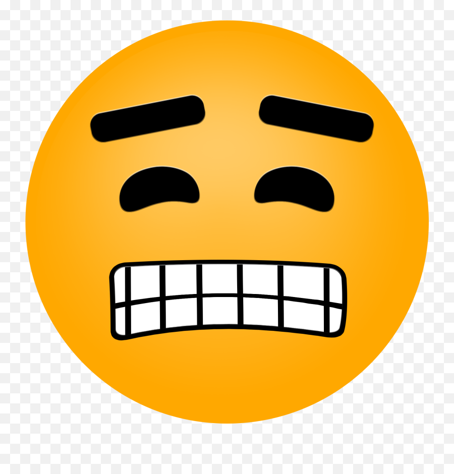 Emojis - Wide Grin Emoji,Growl Emoticon