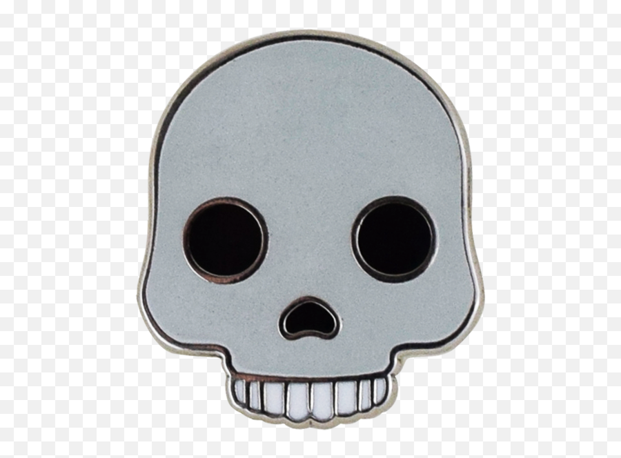 Download Skull Emoji Pin - Portable Network Graphics,Skull Emoji