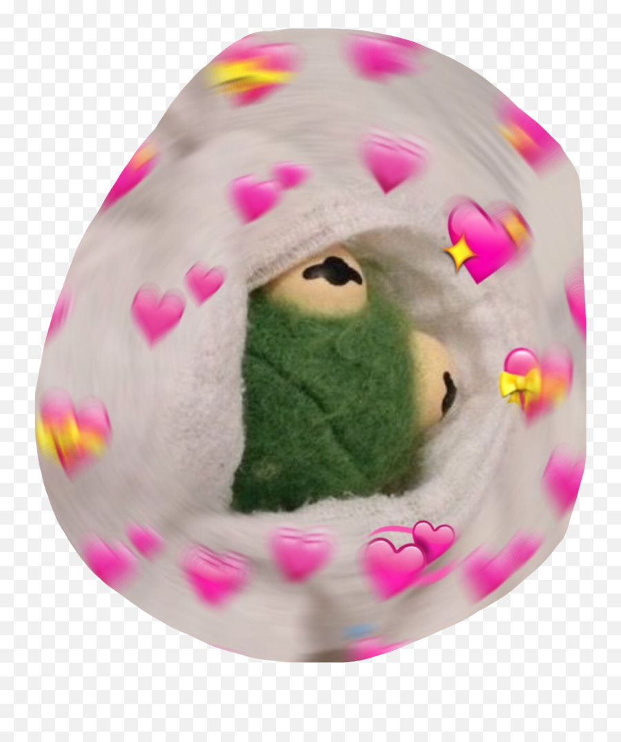 Aesthetic Kermit Hearts Heart Sticker - Kermit Wallpaper Aesthetic Emoji,Kermit Emoji