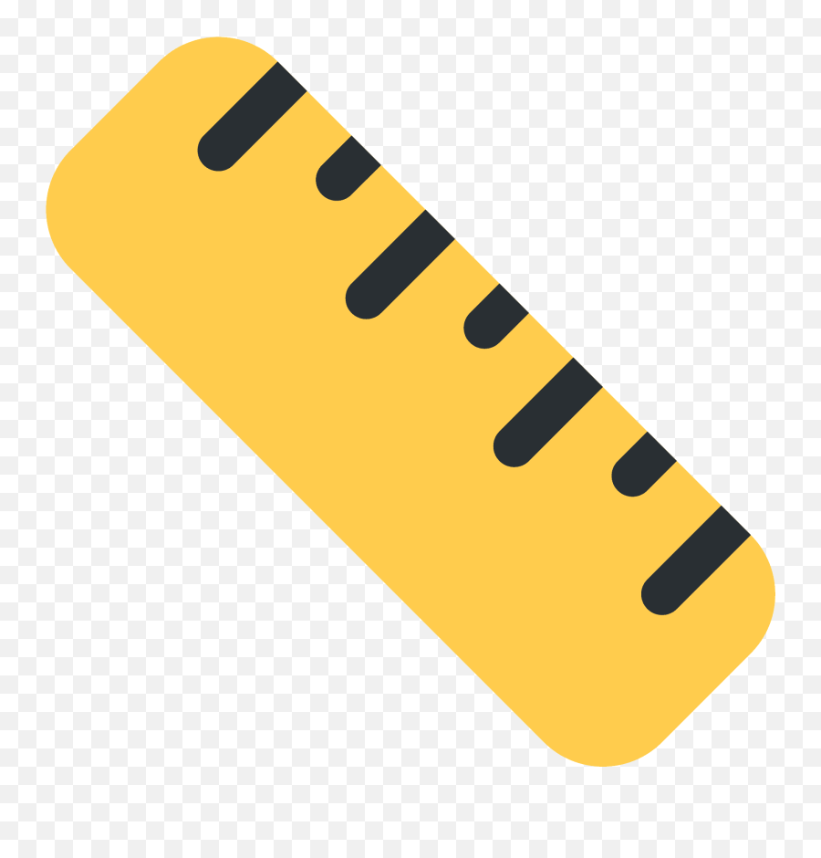 Straight Ruler Emoji - Ruler Emoji,Straight Face Emoji