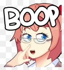 Discord Boop Emoji Ddlc - Nose Boop Emote Discord,Emoji For Discord