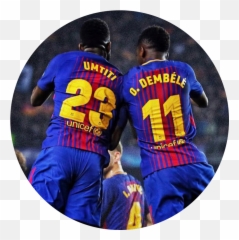 Umtiti Dembele Fcbarcelona Barcelona - Football Player Emoji,Fc Barcelona Emoji