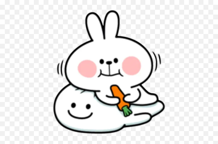 Spoiled Rabbit 3 Stickers For Whatsapp - Spoiled Rabbit N Emoji,Spoiled Emoji