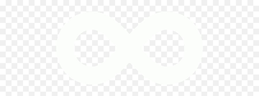 White Infinity Icon - White Infinity Sign Png Emoji,Emoticon For Infinity