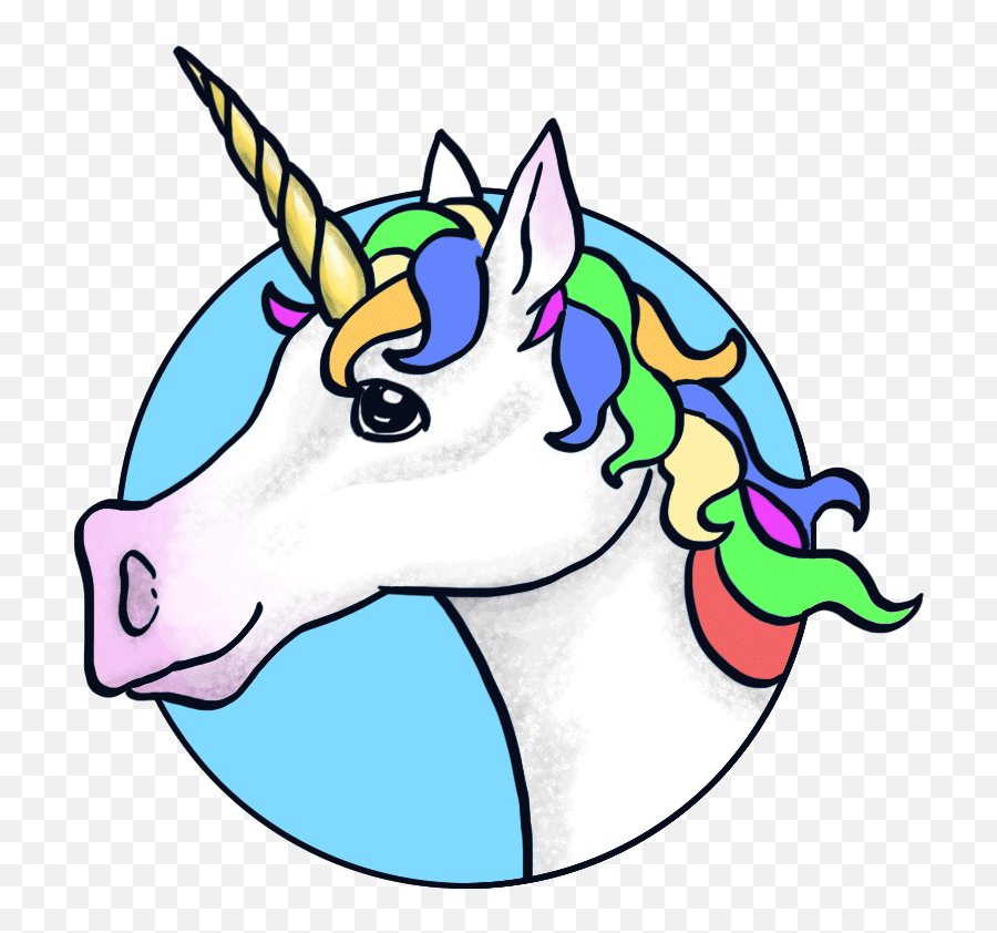 Unicorn Gifs 100 Animated Images Of These Fabulous Animals - Unicorn Gif Transparent Emoji,Cartoon Emotions Animals
