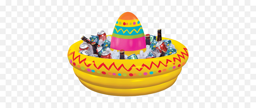Inflatable Party Decorations Just Party Supplies Nz - Amscan Inflatable Sombrero Cooler Emoji,Inflatable Emojis