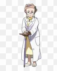Pocketmonsters - Professor Magnolia Pokemon Emoji,Pokemon That Help People With Emotions