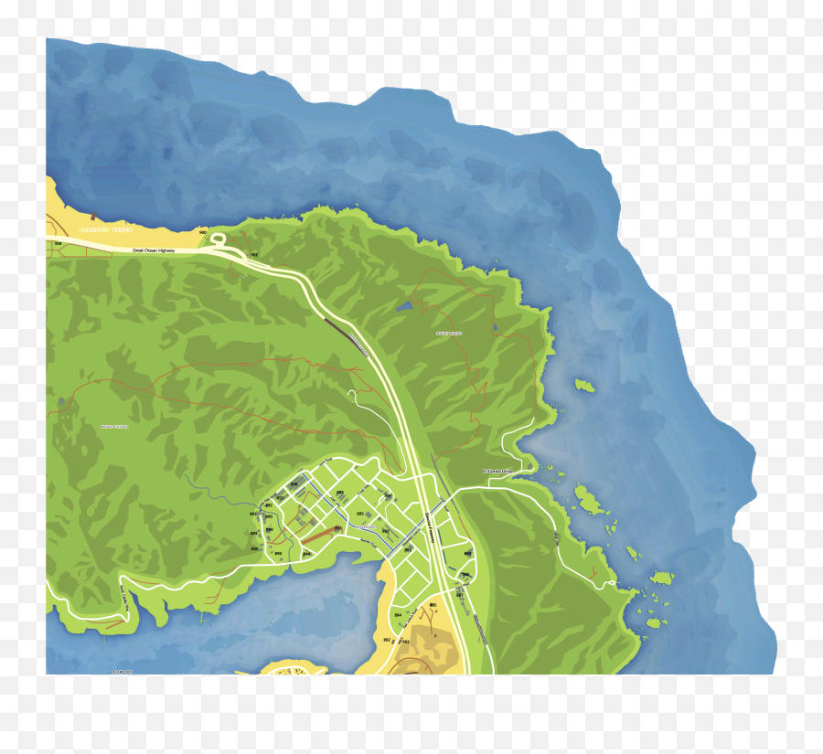 Spfivem Dojrp Styled Map With Street Names And Addresses Emoji,Fivem Server Title Emojis