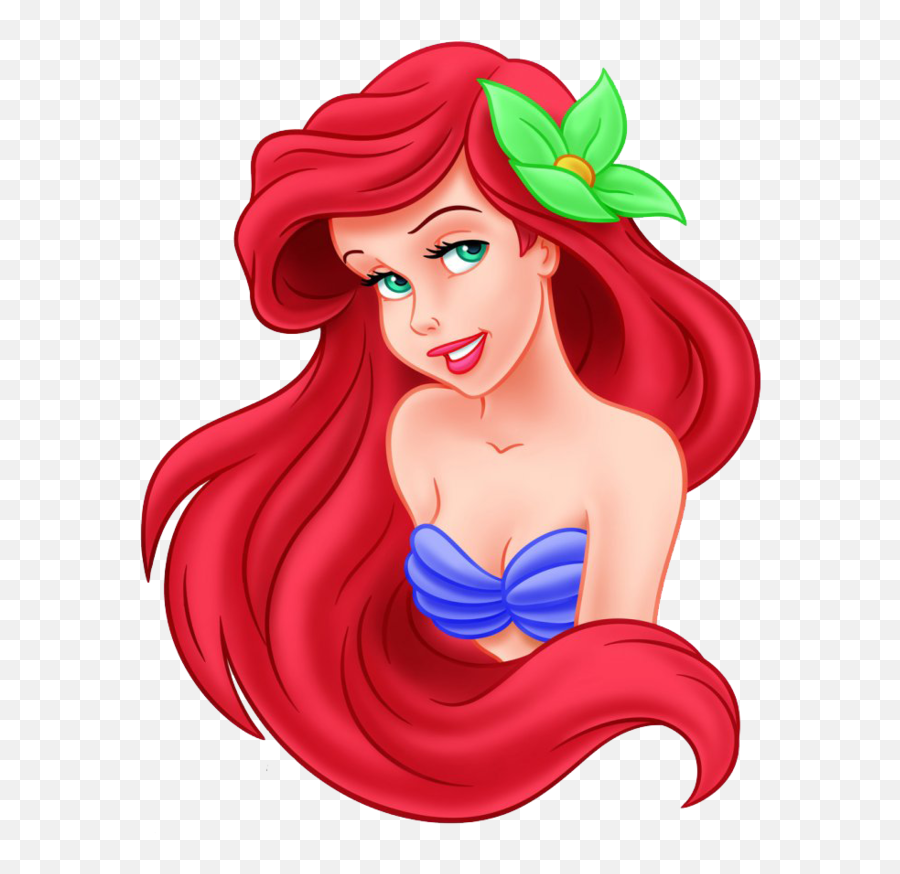 Ariel Flower In Hair Emoji,Oh My Disney Emoji