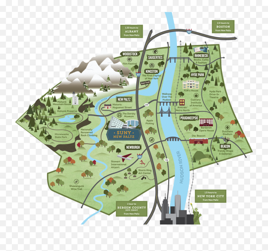 Suny New Paltz - Undergraduate Admissions Map Suny New Paltz Dorms Emoji,Samu Emoticon 2channel