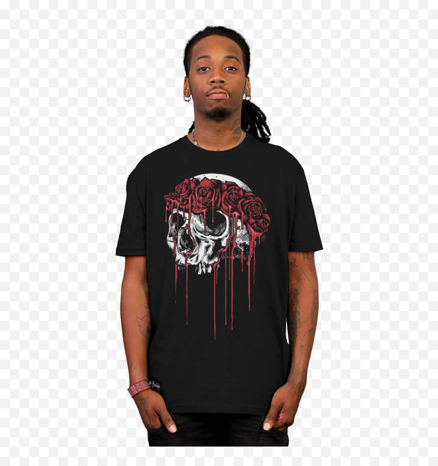 Skull And Roses T - Vintage T Shirt Street Style Men Emoji,Star Wars Stormtrooper Emotion T Shirt