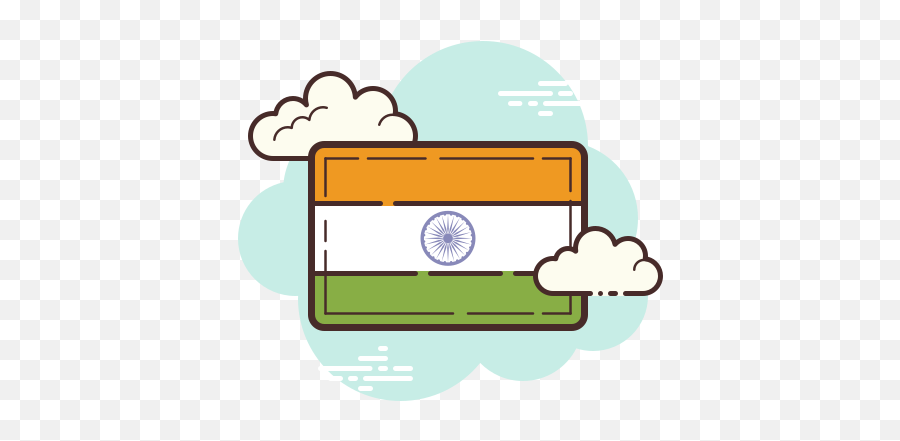 India Icon In Cloud Style - Notes Cloud App Icon Emoji,Skype Emojis Are Indian
