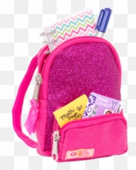 School Smarts 18 - Inch Doll Backpack Our Generation Girly Emoji,Cute Emoji Backpacks For Girls 8