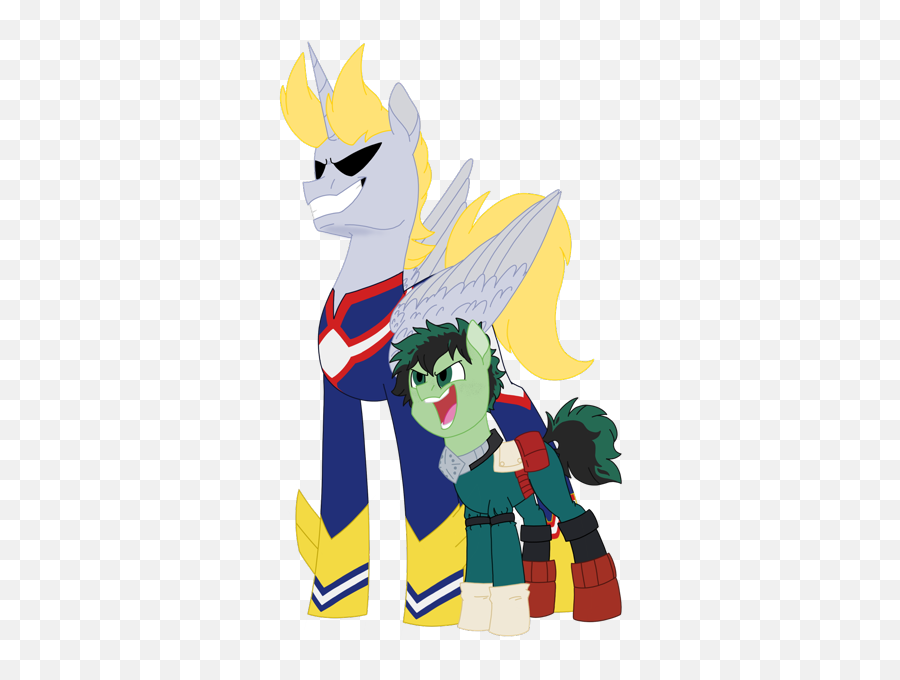 Ponified Quirked Pony - All Might Pony Emoji,Viva Las Lapras Emotion