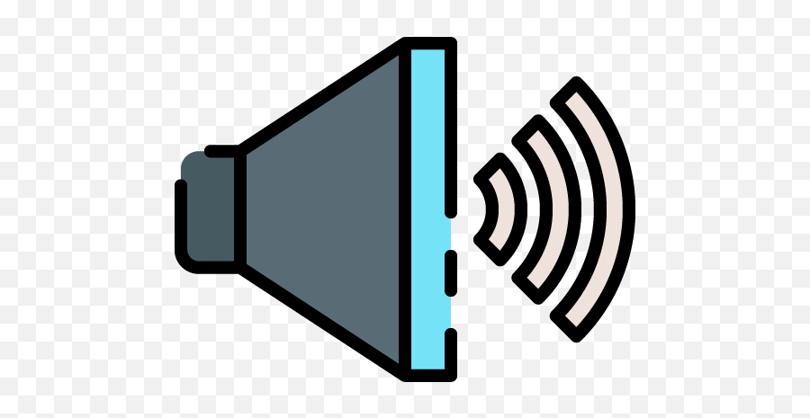 Audio Icon Png Color Emoji,Megaphone Emoticon