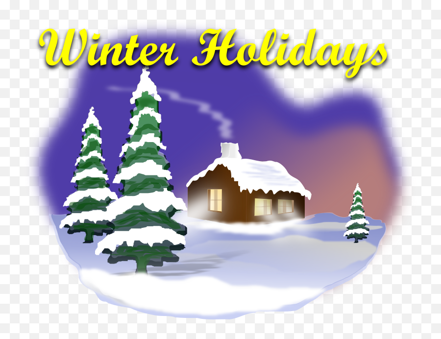 Happy Holidays Clipart I2clipart - Royalty Free Public Christmas Scene Emoji,Happy Holidays Emoticons