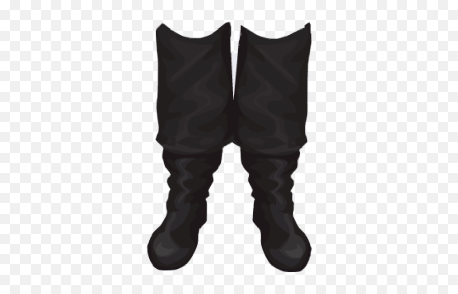 Santa Black Boots Santaoutfit Clothes - Round Toe Emoji,Black Santa Emoji