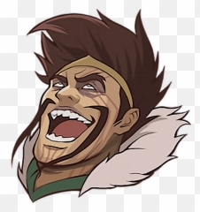 Draven - Emoji League Of Legends Discord Transparent Png Emoji League Of Legends Discord,Discord Emojis Size