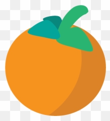 Tangerine Emoji Clipart - Fresh,Tangerine Emoji