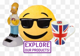 The Gift Wholesaler - Kussen Smiley Emoji,Emoji Gift Ideas