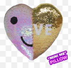 Pillow Inspiration Ideas - Big Heart Shaped Sequin Pillow Emoji,Justice Emoji Bedding
