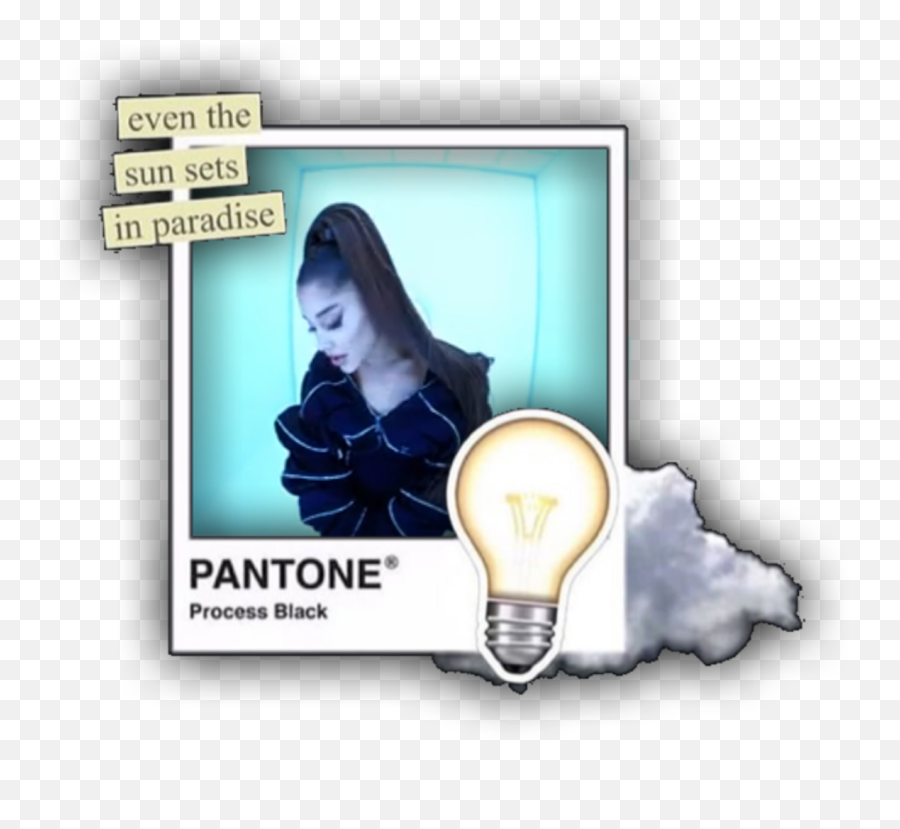 Inmyhead Arianagrande Overlay Editing - Incandescent Light Bulb Emoji,Sun Bulb Emoji