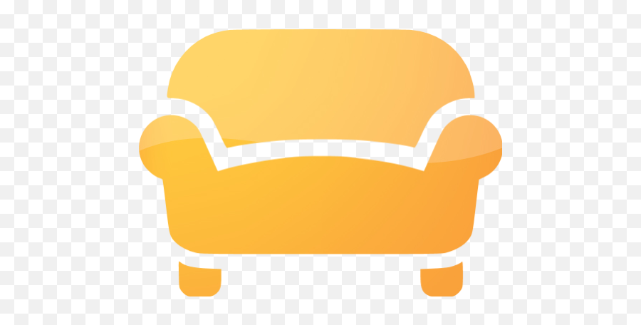 Web 2 Orange 2 Sofa Icon - Free Web 2 Orange 2 Furniture Sofa Icon Orange Emoji,Couch Emoticon