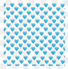 Blue Hearts Blueheart Emoji Sticker By Alien - Color Halftone Square,Alien Emoji Sticker