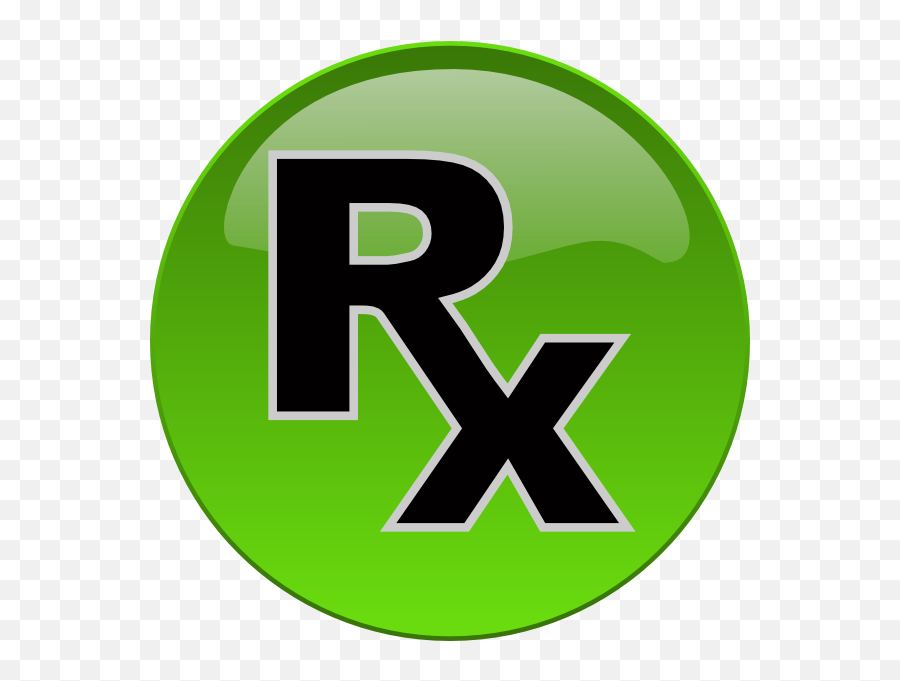 Medication Clipart Medical Symbol - Green Medical Rx Symbol Emoji,Medical Symbol Emoji